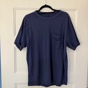 Lululemon Fundamental Pocket Blue T-Shirt